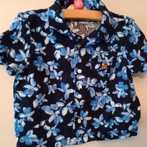 Boys Gap Shirt 6-12 Months Vacay Shirt 6-12 Months Floral Shirt Boy